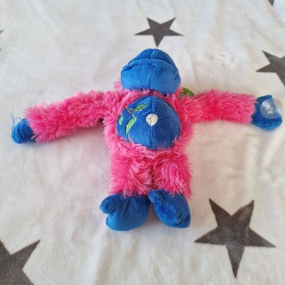 Krazy Monkeys - Makes Monkey Sound When Pressed - Pink/Blue Suction Cup Hands - Picture 11 of 11